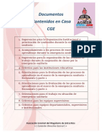 Dossier de Documentos Contenidos en Casa Agmer