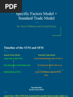 Specific Factors Model + Standard Trade Model