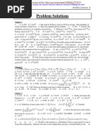 Sample For Solution Manual An Introduction To Thermodynamics and Statistical Mechanics by Keith Stowe