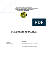 Informe Sobre Contrato de Trabajo