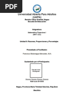 Tarea II. Razones, Proporciones y Porcentaje