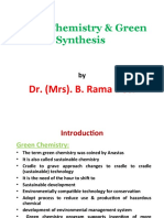 Green Chemistry & Green Synthesis