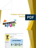 Lesson 5A Problem Solving and Reasoning