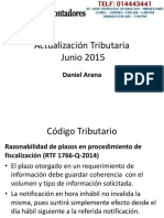 Actualizacion Tributaria Club de Contadores Junio 2015