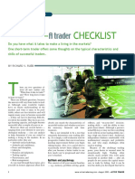 A Trader CheckList - ActiveTraderIQ Article