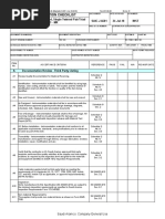 Saudi Aramco Inspection Checklist