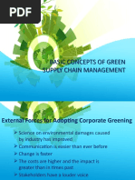 Basic Concepts of Green Supply Chain Management