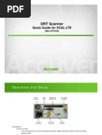 XCAL - DRT LTE Scanner Quick Guide