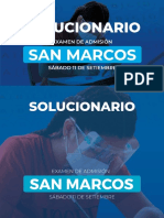 San Marcos 2021 Solucionario Sabado 11 Setiembre