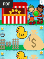 Juego de Feria de Los Patitos-Monedas de 10 y 1