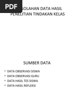 Pengolahan Data Hasil PTK