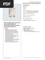 TND1 Single-Phase Automatic AC Voltage Regulator TNS1 Three-Phase Automatic AC Voltage Regulator