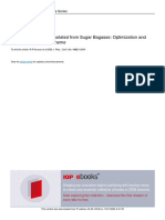 Analysis of Cellulose Isolated From Sugar Bagasse