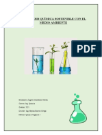 La Síntesis Química Sostenible Con El Medio Ambiente