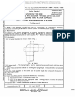 Specification FOR Injection Moulded PVC Socket Fittings With Solvent Cement Joints For Water Supplies