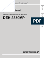 Pioneer DEH-3850 MANUAL