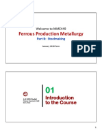 Ferrous Production Metallurgy: To The Course