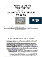 Reasons To Say No To Smart Meters