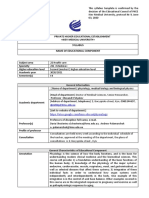 Syllabus Medicine Physiology