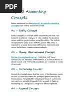 12 Accounting Concepts