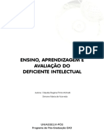 Ensino, Aprendizagem e Avaliação Do Deficiente Intelectual