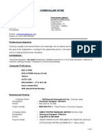 Prabhu - CV - Structural Designer