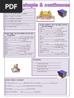 Present Simple and Continuous - 5947