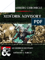 The Korranberg Chronicle - Xendrik Advisory