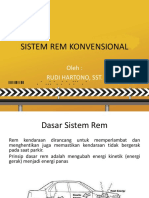 Sistem Rem Konvensional