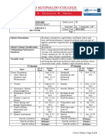 Course Outline - General Physics 1