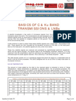 Basics of C & Ku Band Transmissions & LNBS: Noise Temperature