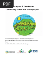 Quothquan & Thankerton Community Action Plan Survey Report