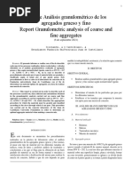 Análisis Granulométrico de Los Agregados Grueso y Fino