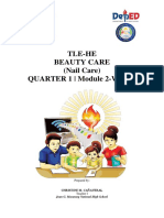 Tle-He Beauty Care (Nail Care) QUARTER 1 - Module 2-Week 2: Grade 9