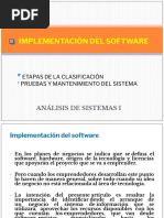 Implementación Del Software