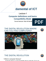 I CT Lecture 01 Computer Definitions and Basics Compatibility Mode