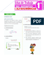 Sucesiones Alfanumericas para Primer Grado de Secundaria