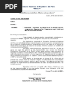 Carta para Regidores..