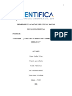 Informe Extinción de Especies