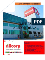 Informe de Alicorp