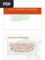 Tema 1 - Concepto de Marketing