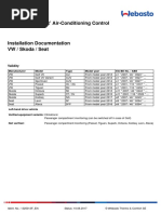 SKODA Webasto Comfort' Air-Conditioning Control