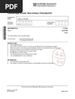 Checkpoint April 2020 Mathematics Paper 1 (Checked)