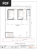 Toilet 3'X6': Proposed Residential Building AT Turangi, KKD, AP. MR - Babji Garu Terrace Floor Plan