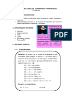 Inecuaciones Lineales, Cuadráticas y Racionales