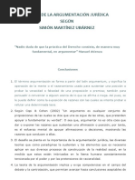 Claves de La Arguementación Jurídica