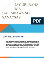 Dalawang Uri NG Sanaysay