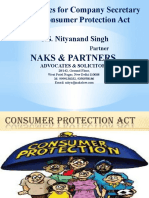 C.S. Nityanand Singh: Opportunities For Company Secretary Under Consumer Protection Act