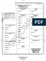 PA Franklin 211102 General Specimen Ballots