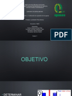 Práctica No. 2: Coeficiente de Expansión de Los Gases